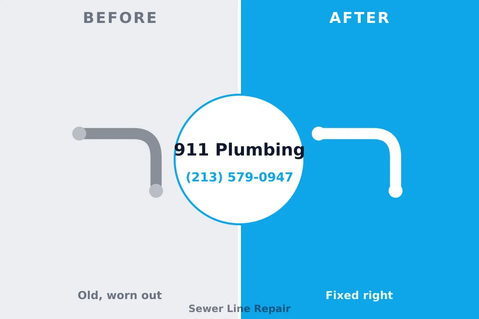 Before and after: plumbing company Tequesta, FL